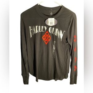New with tags Harley Quinn long sleeve tee.